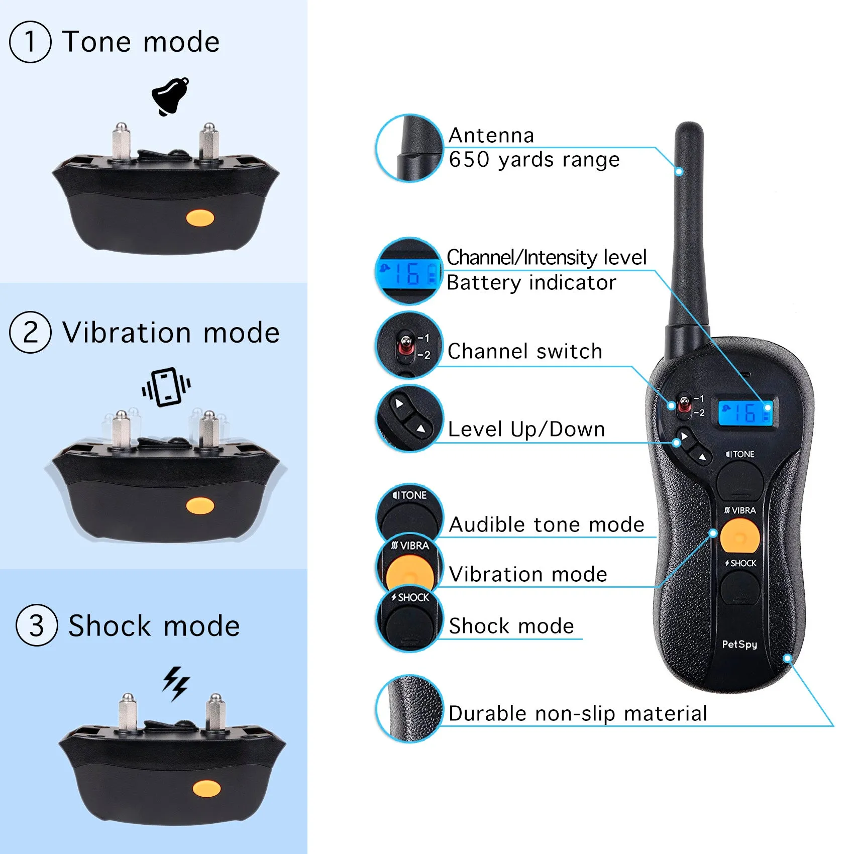 2 Dog training collars - P620B Pro Field Trainer, Waterproof