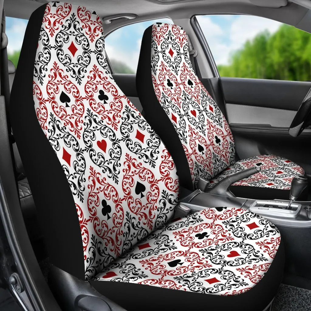 Custom Car Seat Covers - Aces Pattern #102 | Car Seat Covers for Vehicle, Car Accessories for Women Seat Covers, Seat Covers for Car