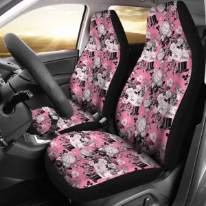 Custom Car Seat Covers - Alice in Wonderland Gifts #102 Classic Series | Pink Car Seat Covers for Vehicle, Car Seat Covers for Vehicle