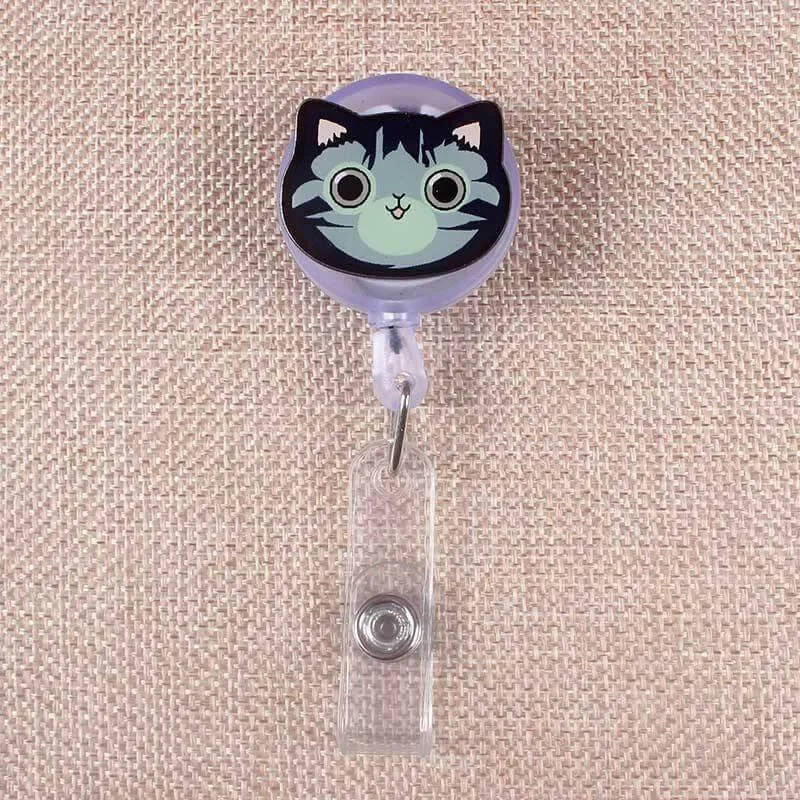 Kitty Clip Cat Badge Reel